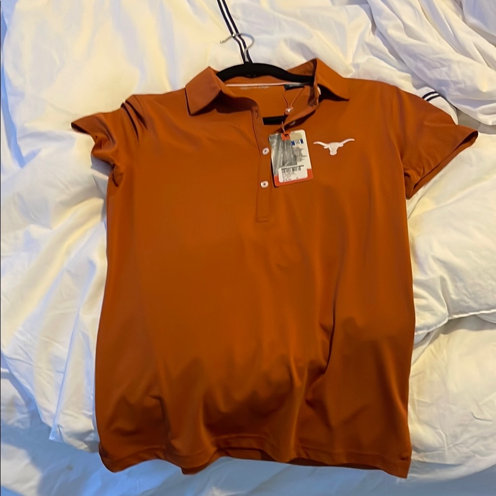 Burnt Orange UT Polo Shirt NWT